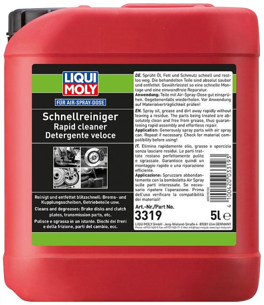 Schnellreiniger (acetonfrei) LIQUI MOLY 5l Kanister