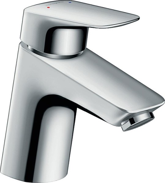 Waschtischmischer Hansgrohe 70 Logis ND Ausladung 108 mm chrom Push-Open Ablauf