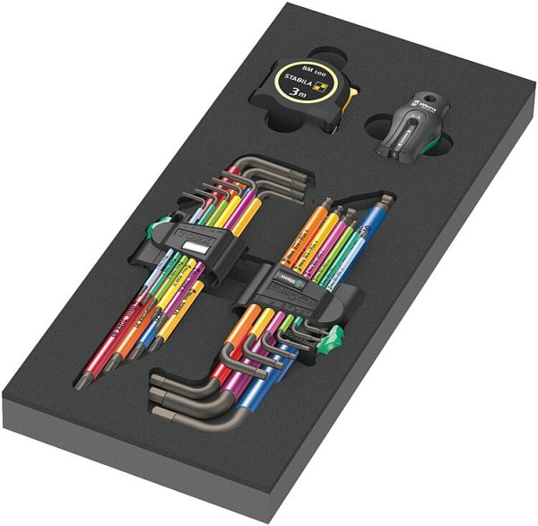 Winkelschlüssel Set WERA Hex + TORX® 20-teilig in Schaumstoffmodul