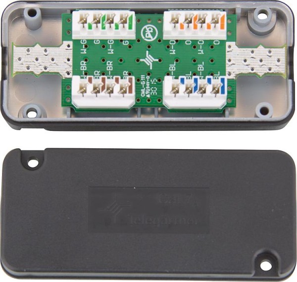 Einfach-Verbindungsmodul Cat.7A(IEC) schwarz