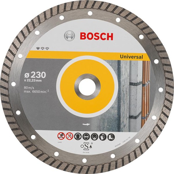 Diamanttrennscheibe BOSCH Universal Turbo d 230 x 22,23 x 2,5mm