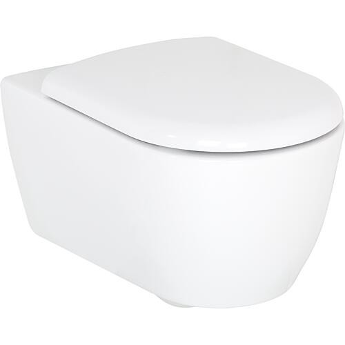 Wand-Tiefspül-WC AIMERA BxHxT: 355x360x540 mm spülrandlos Keramik weiß