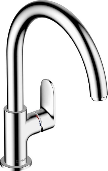 Spültischmischer Hansgrohe 260 Vernis Blend M35 Schwenkauslauf Ausladung 221 mm chrom