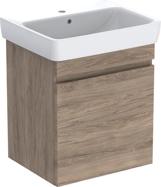 WTU + Keramik-WT Geberit Renova Plan 600x616x480 mm Nussbaum hickory