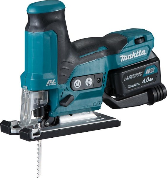 Akku-Pendelhubstichsäge MAKITA 12V 2x 4,0 Ah Akku und Ladegerät im Koffer JV102DSMJ