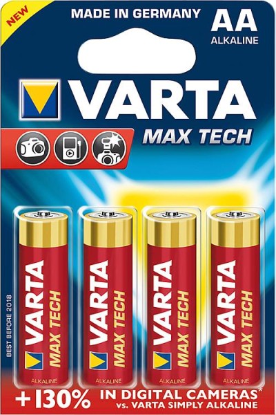 Varta Batterie Max Tech V 47061,5V/ Blister (4) Mignon VPE 4 Stück