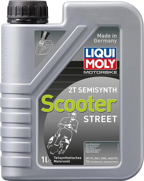 2-Takt-Motoröl LIQUI MOLY Motorbike 2T Semisynth Scooter Street 1l Kanister