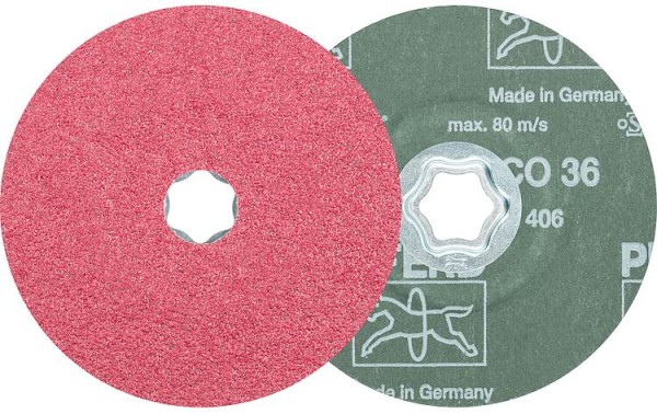 Fiberscheibe Pferd COMBICLICK, Ø 125 mm, Körnung CO36