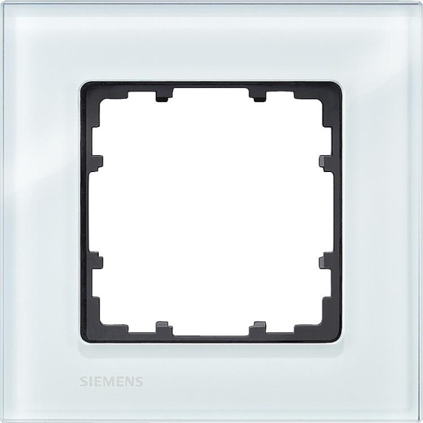 Rahmen 90-mm-Maß, Glas 1fach, 90 mm x 90 mm kristallgrün / 1 Stück Siemens