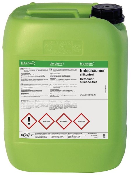 Entschäumer (silikonfrei) BIO-CIRCLE 10l Kanister