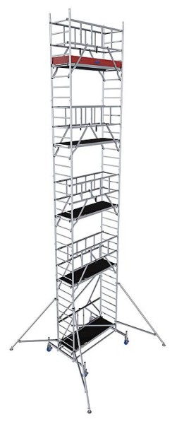 Alu-FaltGerüst MONTO ProTec XS, Arbeitshöhe ca. 10,80 m