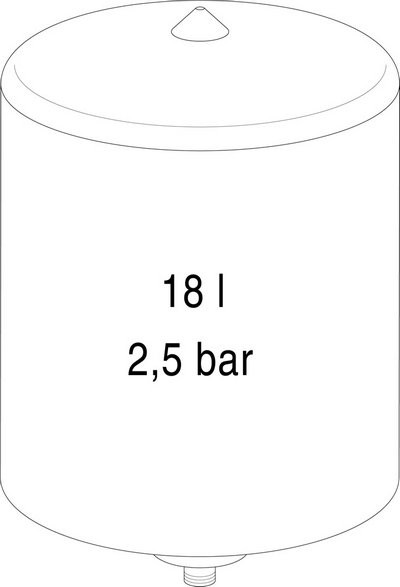 Buderus Ausdehnungsgefäß Solar 87186689480