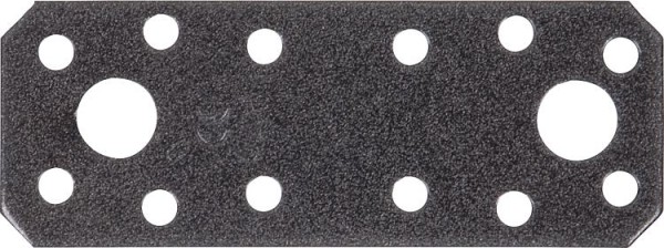 Flachverbinder DURAVIS® 96 x 35 x 2,5 mm, Material: Stahl, sendzimirverzinkt, Oberfläche: schwarz-di