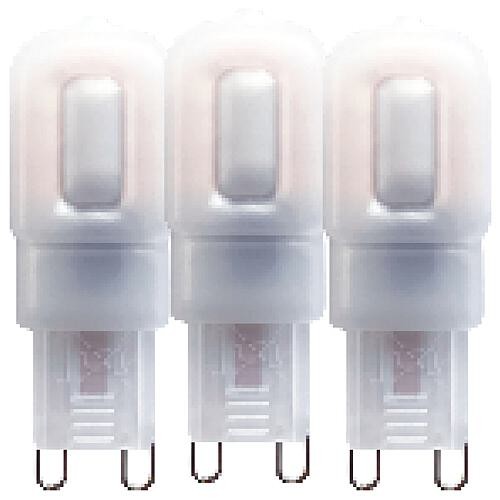 LED SMD Leuchtmittel - Kapsel G9 2.5W 240lm 2700K Gefrostet 270° 3er Pack