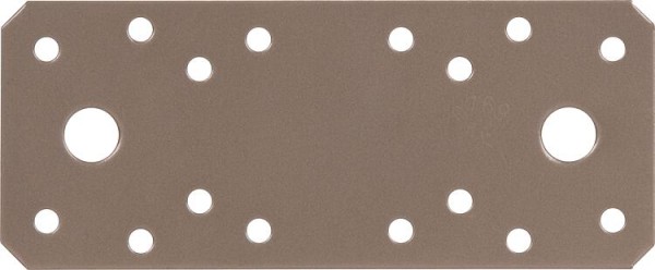 Flachverbinder DURAVIS® 133 x 55 x 2,5 mm, Material: Stahl, sendzimirverzinkt, Oberfläche: perlbeige