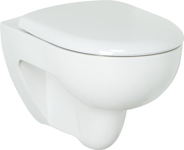 CombiPack Geberit Renova Wand Tiefspül WC weiß spülrandlos WC-Sitz Softclose, QuickRelease