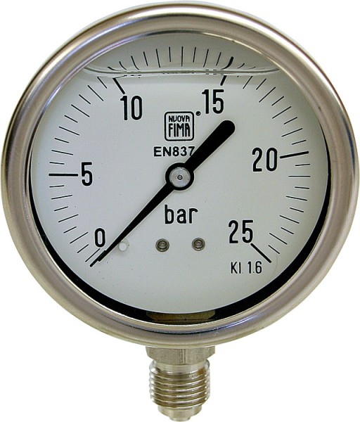 Manometer Chemie 0-6bar 63mm G 1/4"