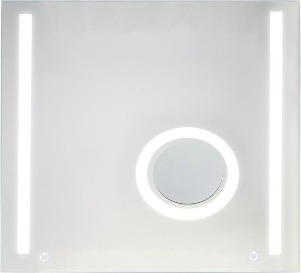 LED-Spiegel Earline 2 Touch-Schalter dimmbar, 800x800 mm, 11,5W