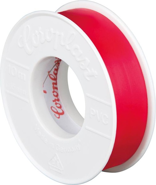 Elektroisolierband rot Breite 30mm Länge 25mtr. / 1 Stk. Coroplast