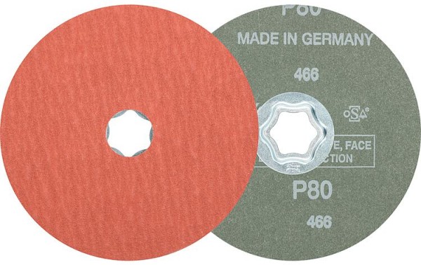 Fiberscheibe Pferd COMBICLICK, Ø 125 mm, Körnung A-COOL80