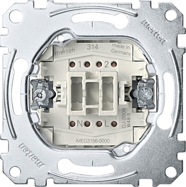 UP-Taster, Wechsel, Merten 1-polig, 10 AX, AC 250V 1 Stück