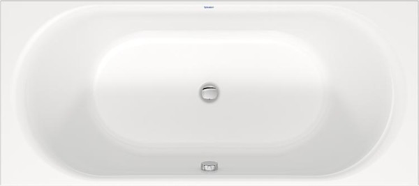 Badewanne Duravit D-Neo 1800x800mm, 2 Rückenschrägen, weiß