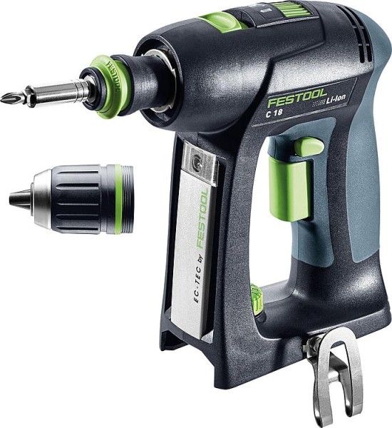 Akku-Bohrschrauber Festool 18V C 18-Basic ohne Akkus und Ladegerät