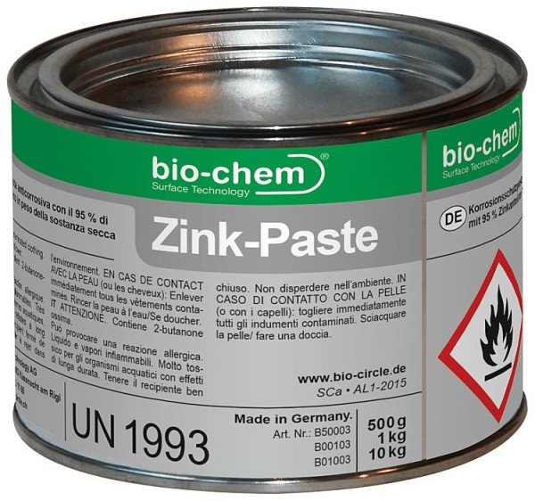 Zink-Paste BIO-CIRCLE 500g Weißblechdose