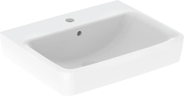 Waschtisch Geberit Renova Plan weiß BxHxT: 650x195x480mm