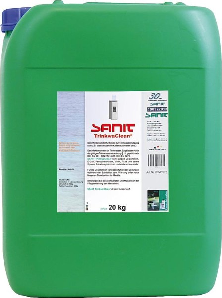 SANIT TrinkwaClean 1.000ml Flasche