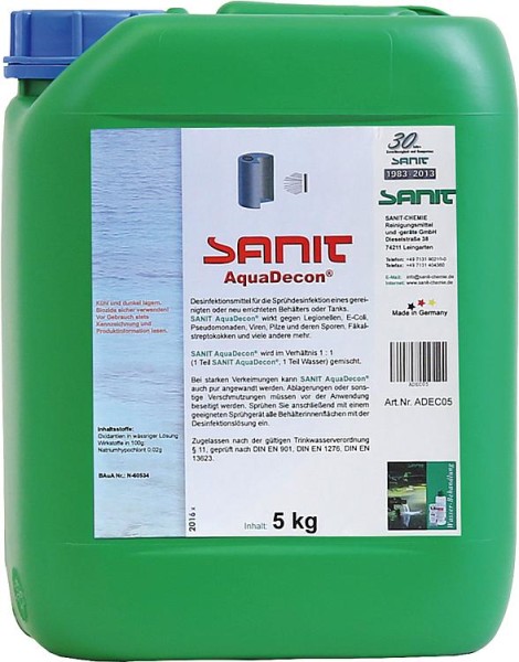 SANIT Aquadecon 5 L Kanister