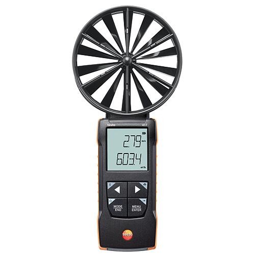 Flügelradanemometer 100 mm testo 417, 0563 0417