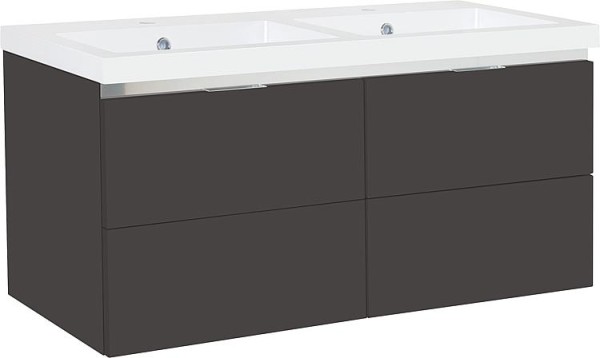 WTU+Mineralguss-WT EPIC anthrazit Hochglanz 4 Auszüge 1210x580x510mm