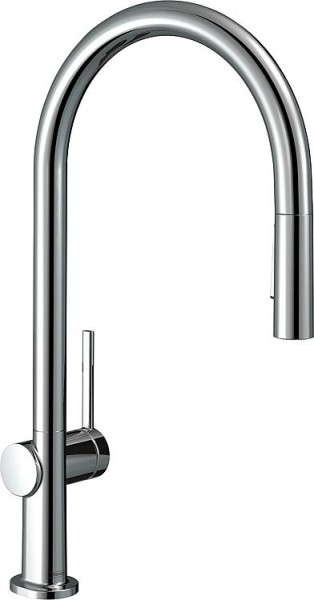 Spültischmischer Hansgrohe 210 Talis M54 herausziehbare Geschirrbrause Ausladung 223 mm chrom