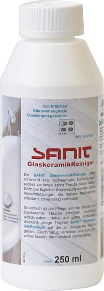 SANIT GlaskeramikReniger 250ml Flasche