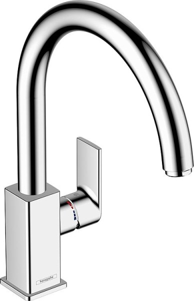 Spültischmischer Hansgrohe 260 Vernis Shape M35 Schwenkauslauf Ausladung 221 mm chrom