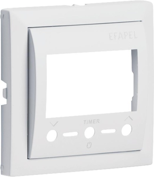 Zentralplatte Raumthermostat Digital, Polarweiß