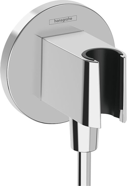 Wandanschlussbogen Hansgrohe Fixfit S mit Brausehalter DN15 (1/2") chrom