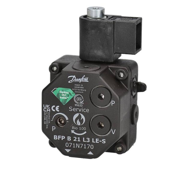 Ölbrennerpumpe BFP B 21 L3 LE-S ersetzt BFP 21 L3 Danfoss 071N7170 & 3225 Ölpumpe