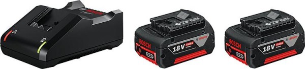 Akku-Set BOSCH 18V mit 2x 4,0 Ah Akku und Ladegerät