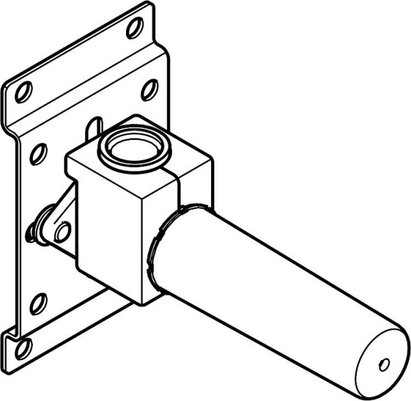 UP-Wandwinkel Dornbracht 1/2" IG x 1/2" IG, mit Manschette schallgedämmt