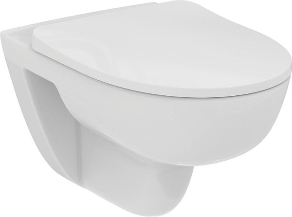 Wand-Tiefspül-WC Ideal Standard i.Life rund BxHxT: 360x330x540 mm spülrandlos Keramik weiß