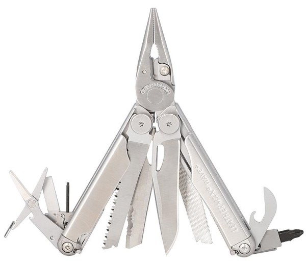 Multi-Tool Leatherman Wave Plus silber