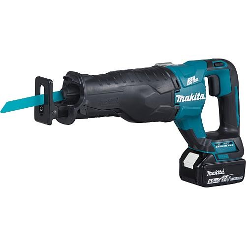 Akku-Säbelsäge MAKITA DJR187RT 18V mit 1x 5,0 Ah Akkus und Lade- gerät und Drehzahlregulierung