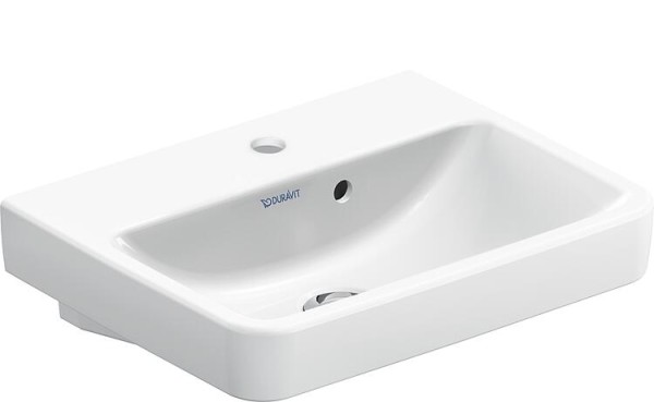 Handwaschbecken Duravit No. 1 BxHxT: 450 x 140 x 350 mm, m. Ül. seitl. , m. 1 HL, weiß