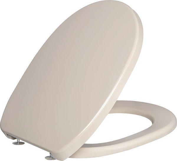 WC Sitz Twist mit Edelstahlscharnier bahama-beige aus Duroplast