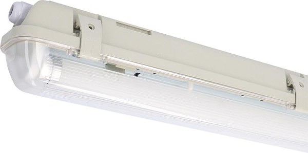 LED Wannenleuchte - 2 x 20,5W 6200lm 4000K IP65 1500mm Netzbetrieb