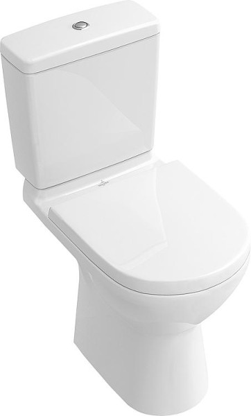 Tiefspül WC-Kombi Villeroy & Boch O.Novo weiß, Abgang waagrecht, BxTxH:360x670x400