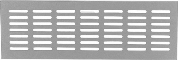 Lüftungsblech Alu 500x130mm Alu-eloxiert EV1