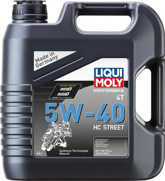 Motoröl (Motorrad) LIQUI MOLY Motorbike 4T 5W-40 HC Street 4l Kanister